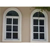 Simple design pvc frameless fixed window,upvc white color windows