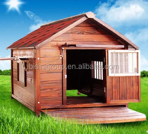 Bisini American Style Luxury Cheap Large Luxury Prefab Wooden Dog