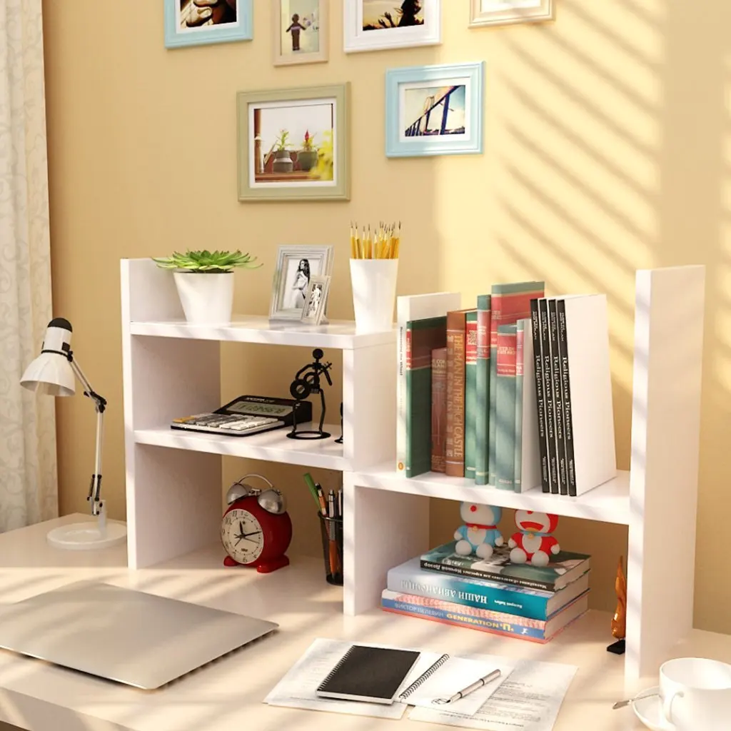 LQQGXL Storage and organization Creative retractable bookshelf bookshelf desk children simple desk storage shelves small bookshelf office combo frame (Color : E)