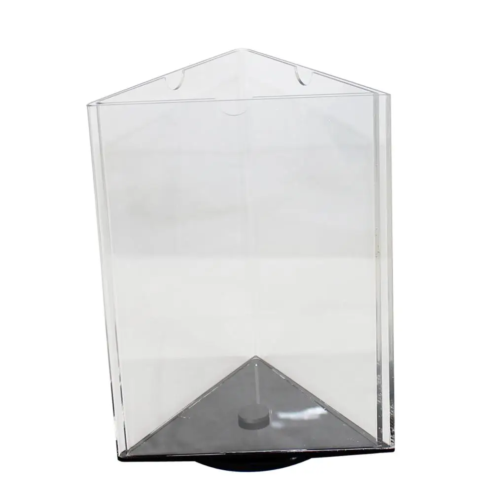 Acrylic Triangle Display Turntable Stand Rotating Display Holder Buy