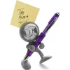 pen holder flexible man shape clock