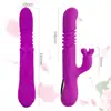 2019 Newest Dual Head Heating Stretch Silicone Sex Toys Retractable Vibrator For Woman Masturbation