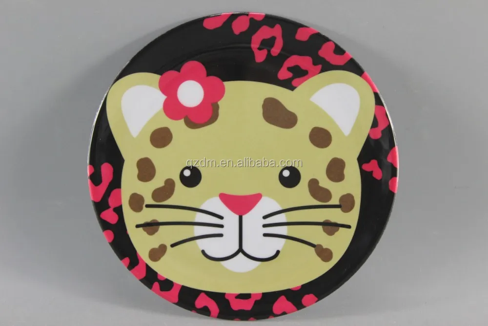 100% Melamine Baby Plate Custom Print kid's Dishes