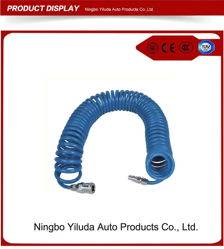 Bellright Pu/pe Spring Air Hose With Quick Coupler Buy Air Hose