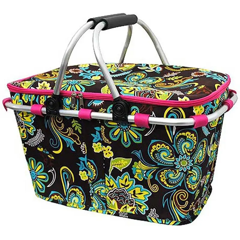 Cheap Empty Picnic Baskets Wicker Basket With Lid And Handle