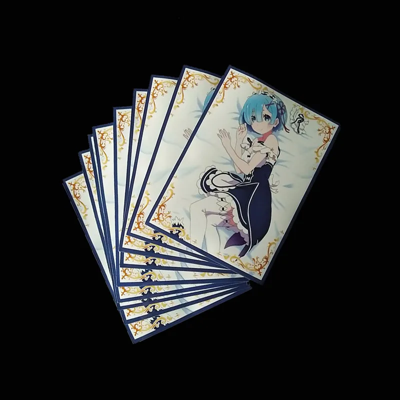 custom trading game playing anime yugioh sexy card sleeves pokemon card sle...