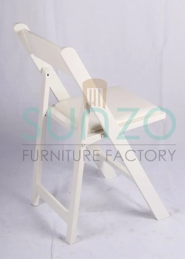 Wooden Folding Chair Cushion White Folding Chair Wood White Wimbledon