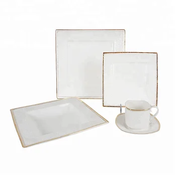 square white dinnerware sets sale