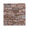 Exposed thin slab stacked river rock featured wall stone veneer