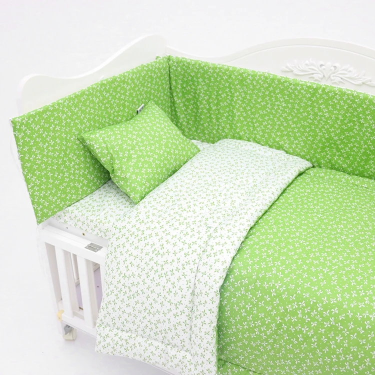Wholesale Fashion Green Cotton Cot Baby Crib Bedding Set Buy Baby