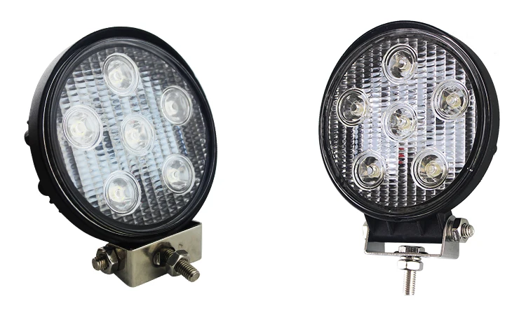 5in 18Watt Car LED Work Light Lamp - Round - 1440lm - Flood Spot - for Offroad Fog 4WD 4x4 Boat Jeeps Cars Trucks