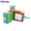 BobearToys baby educational kids learning toys fabric soft plush square cubes building blocks infant best interactive toys
