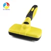 Pet Grooming Brush - Self Cleaning Slicker Brushes Best Shedding Tools for Grooming Cat Dog Long & Thick Hair