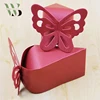 Custom made creative butterfly pearly small candy packaging tray/cardboard paper box for wedding