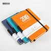 Print online calendar 2018 with pocket stock lot pu leather eco friendly panda custom special design daily planner notebooks