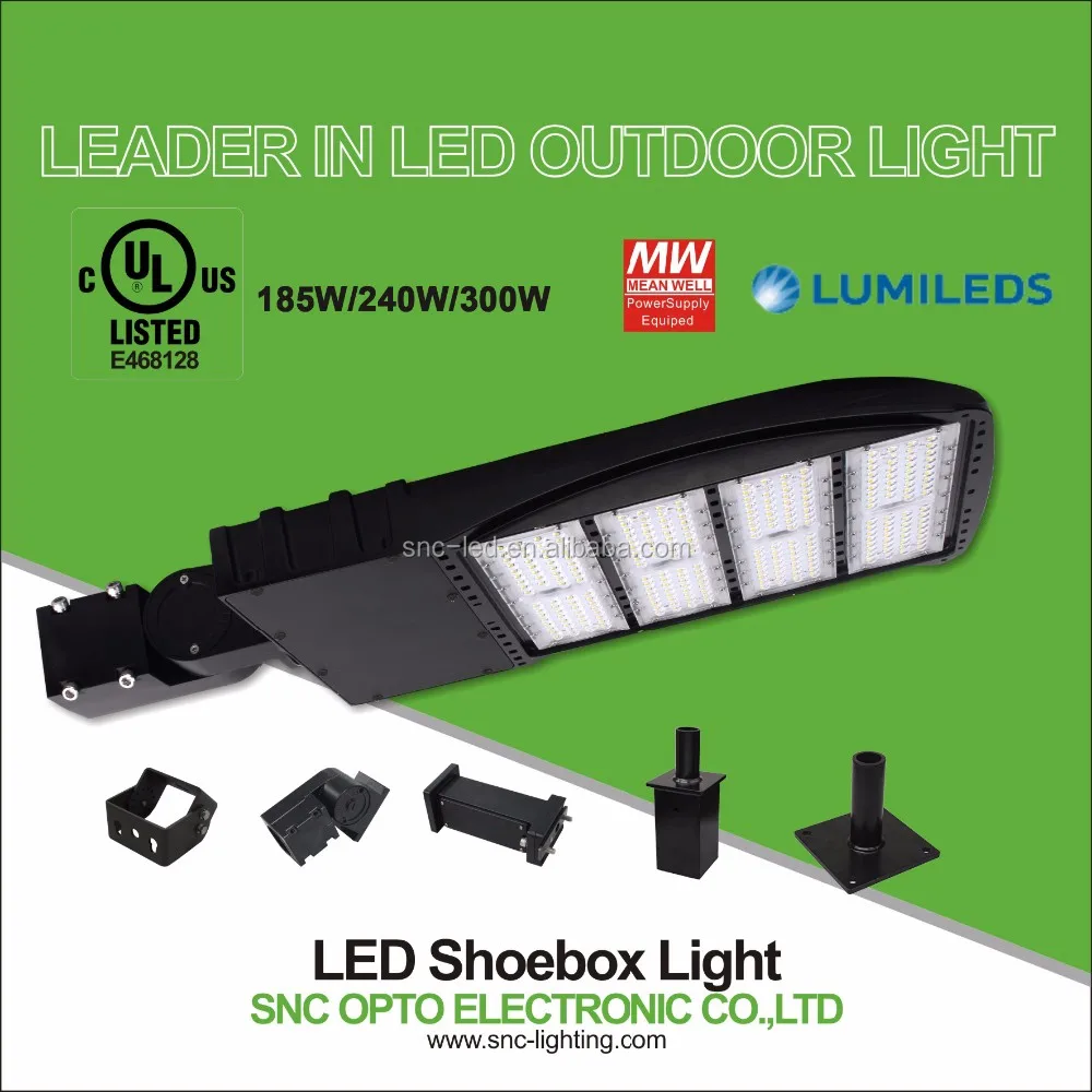300w Led Area Light Shoebox Lighting Fixture For Wall Or Pole 300w Led Area Light Shoebox Lighting