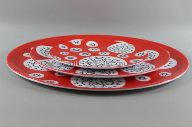 Melamine Plastic Dinner Plate Dishes