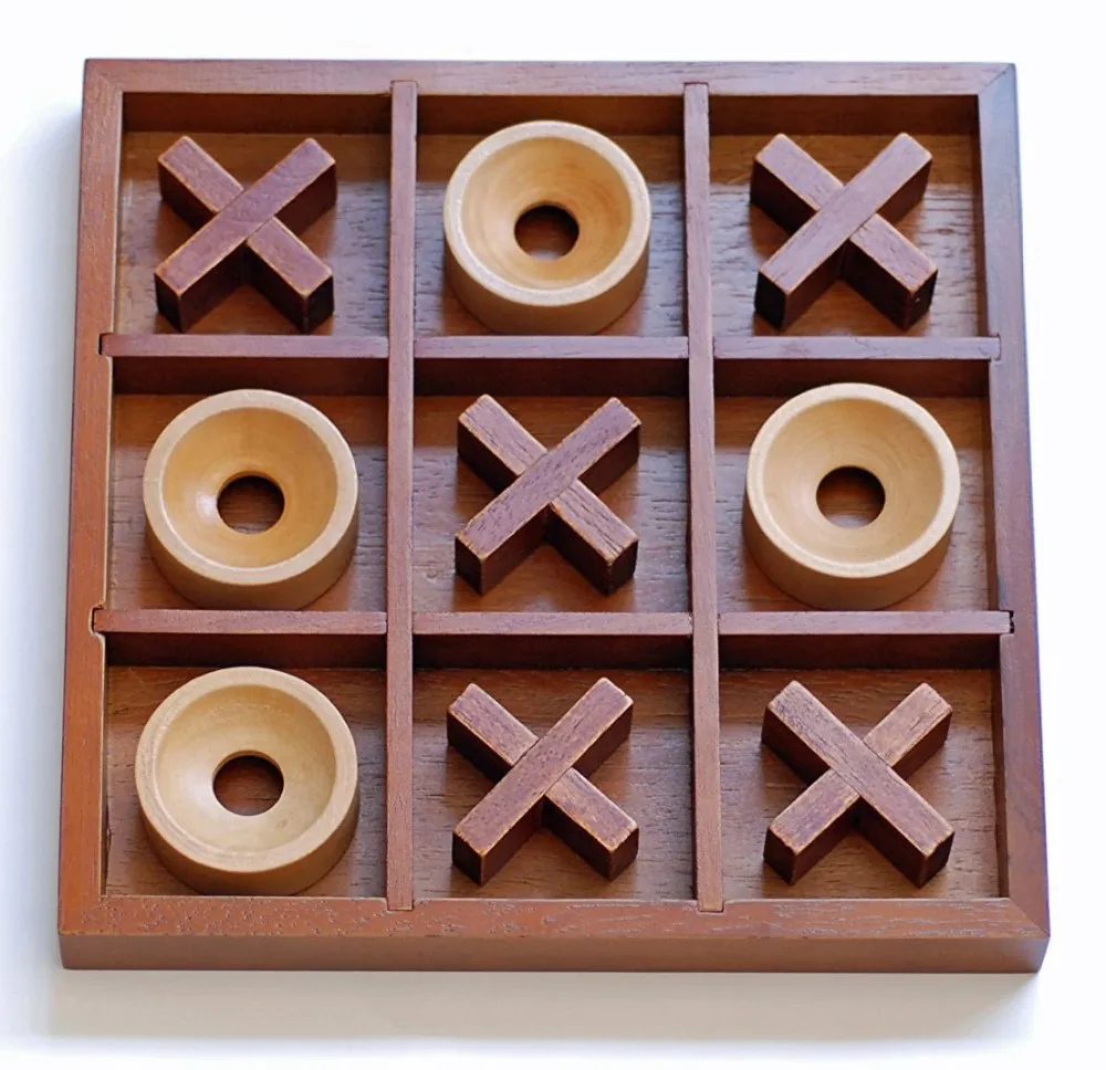 Wholesale Wooden Tic Tac Toe Game Pieces Travel Board Xo Game Chess Game For Children - Buy Tic ...