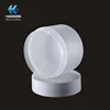 Factory price custom 100ml 200ml 250ml large round wooden bamboo PP cream cosmetic pet plastic jar