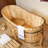 Mini Bathtub for Display hotel Wooden Decor