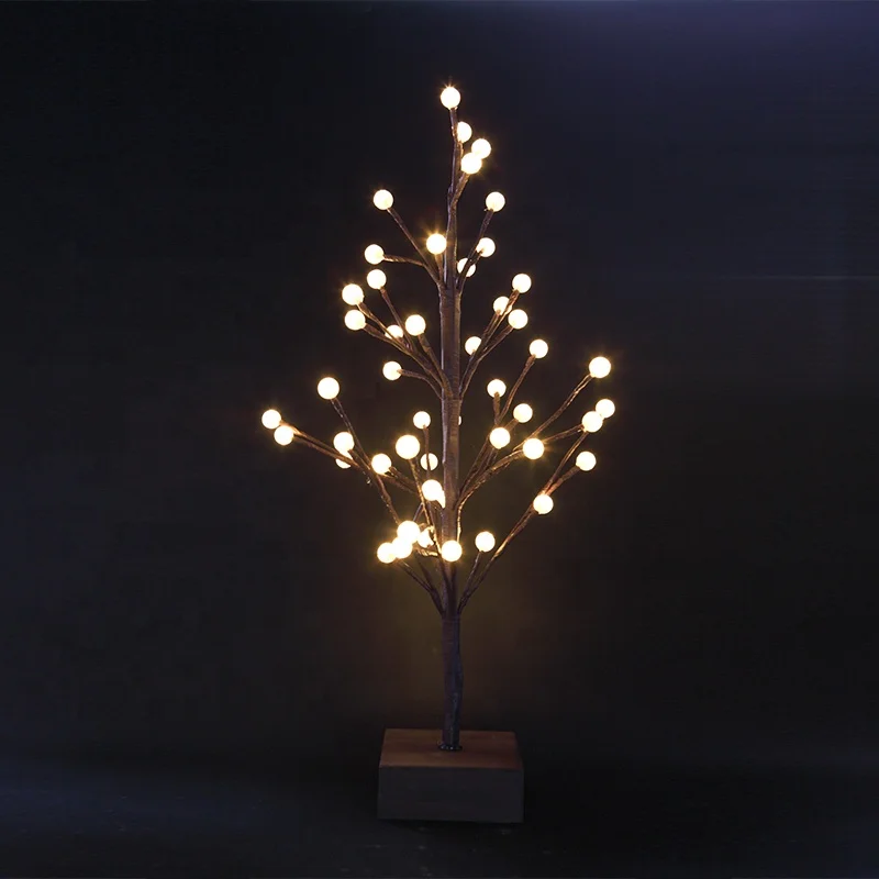 Warm White Twig Birch Tree Lights Christmas Home Tabletop Decoration