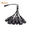 16WAG 18AWG IEC C14 Male Plug To 5 IEC C13 Female Socket Splitter Power Extension Cable Cord