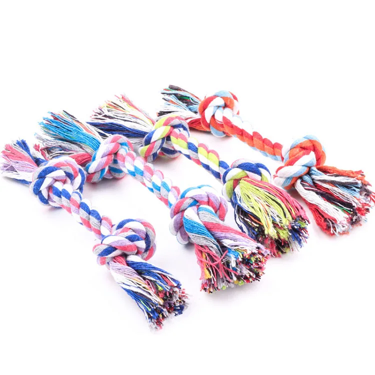 knotted cotton rope dog chew