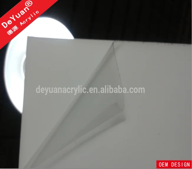 2mm Led Light Diffuser Sheet / Acrylic Prismatic Diffuser For Light