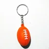 Foam PU Rugby Ball Key Chain Orange Coffee Romantic Boutique Car Accessories