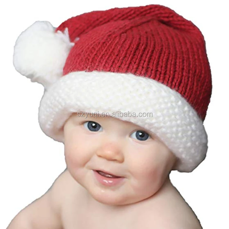 Custom Logo Plush Trim Velvet Santa Hat Christmas Hat