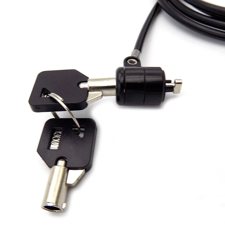 Security Black Pvc Coating Steel Wire Retractable Adjustable Small