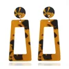 Statement Valentine's Day Gift Big Acrylic Earrings Wholesale Cellulose Acetate Stud Earring for women