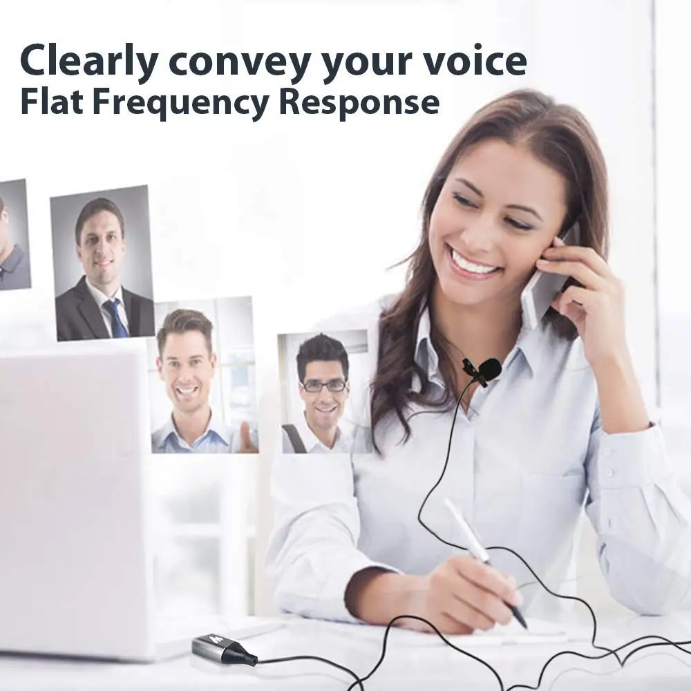 Multipurpose 50Hz to 18 kHz Condenser Recording smartphone microphone