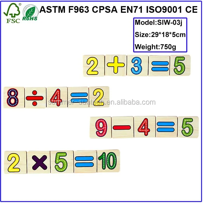 Top Sale Wooden Montessori Toys Wooden Multifunctional Digital