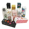 Logo customized and color printed luxury package delicate paper cosmetic box
