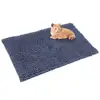 grey color rectangle custmozied dog mat