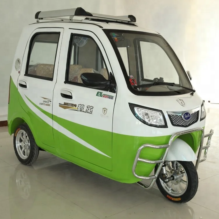 Bajaj Style Adults Big 3 Wheel Electric Hybrid Power Auto Rickshaw Tricycle For Bangladesh