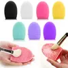 Make up silicone brush cleaning egg/finger glove make up brush clearner/Cosmetic Cleaning Tool Silicone Cleaners Foundation