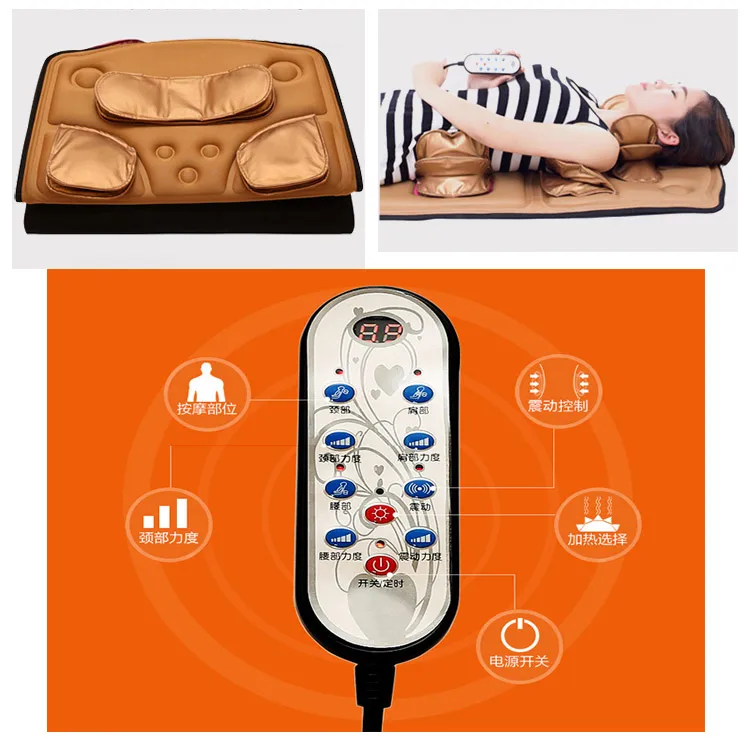 WCM-MM001 Electric massage mattress Spa car massage seat mattress