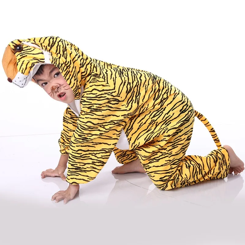 新奇动物吉祥物老虎表演服装