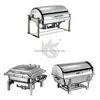 5-star Hotel Supply 9L Stainless Steel Catering Serving Dishes