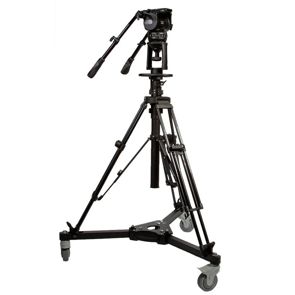 Universal Folding Aluminum Camera Tripod Stand Dolly Pro 3 Wheels Buy