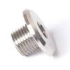 Custom metal stainless steel left hand thread flange bushing
