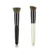 BUEART New color design high quality white handle best buffing brush for liquid foundation buffing brush
