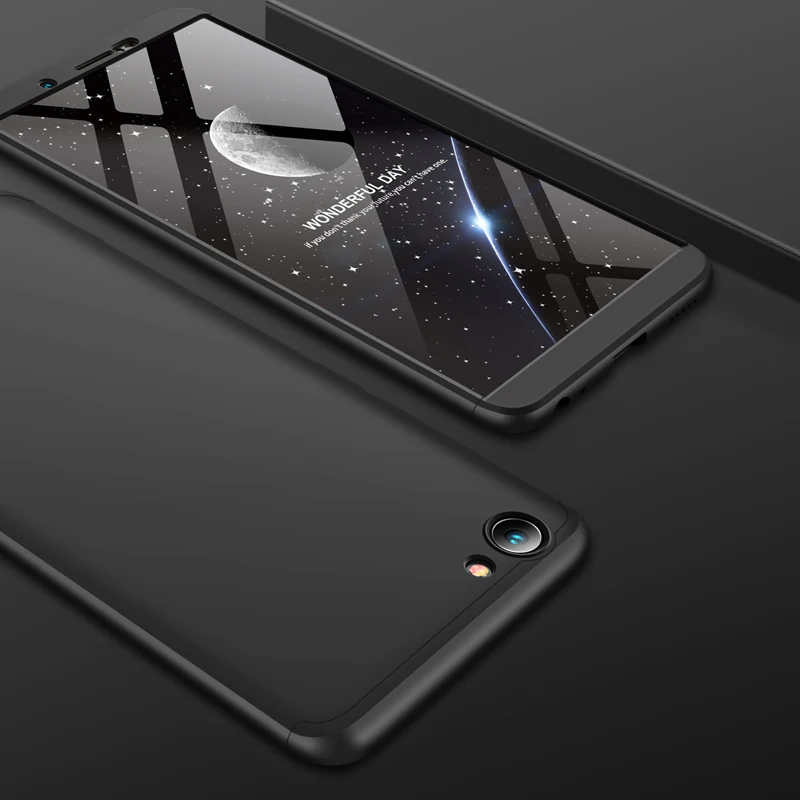 2018 hot sell 360 cover Removable 3in1 Hard PC Shield Back Cover Case for Vivo Y71 phone cases