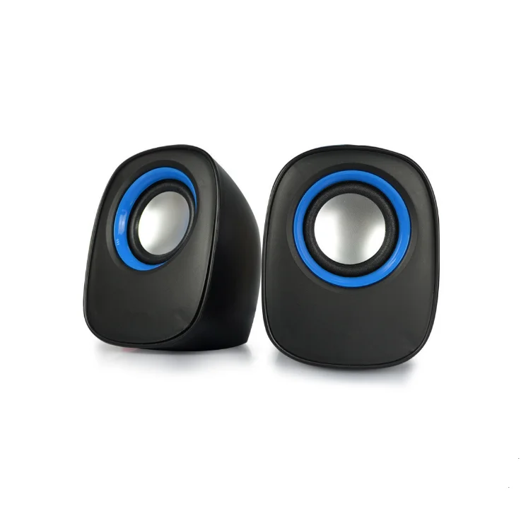 Portable Wired 2PCS Mini 3w Small Speakers system Pair Desktop/Laptop Multimedia 2.0 mini usb PC Speaker boxes - ANKUX.COM