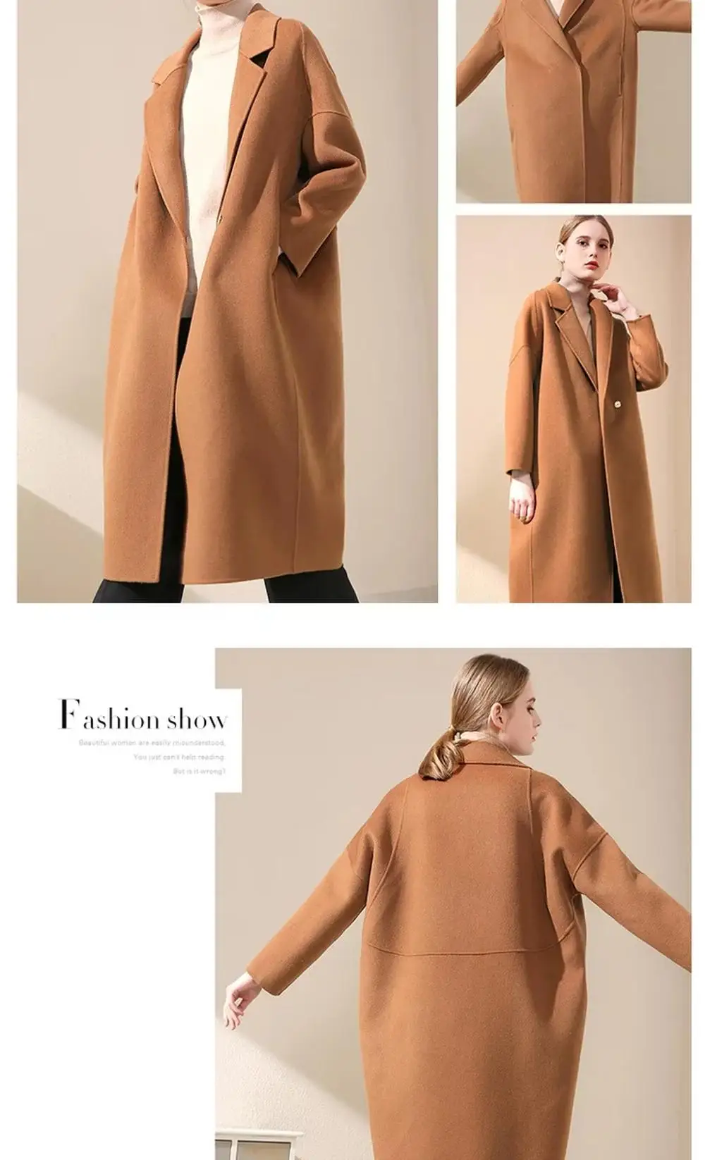 进口女士羊毛大衣最时尚的假羊毛 melton 面料 关键词 假羊毛梅尔顿