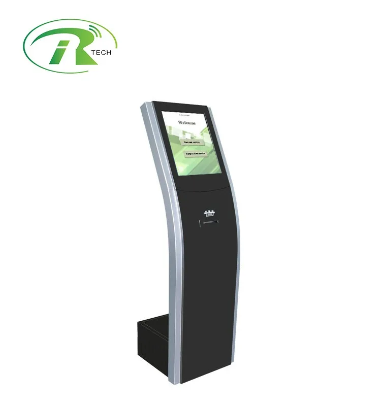 Touch Screen Ticket Dispenser With Led Display Wireless Queue ...