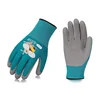 Darlingwell kids gardening gloves for school Children's Gardening Gloves foam latex coated safety gloves