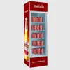 4 shelves commercial energy drink display fridge for store